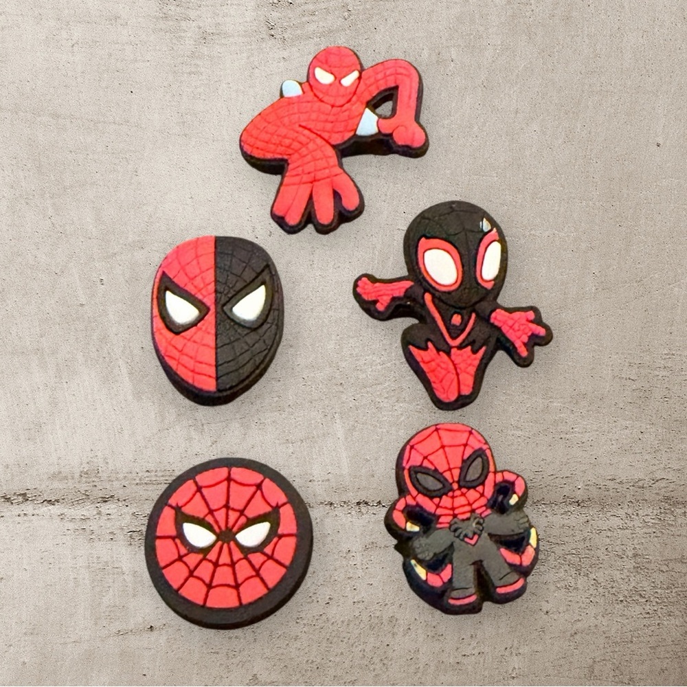 Jibbitz for Crocs Spider-Man Marvel Shoe Charms Set of 5